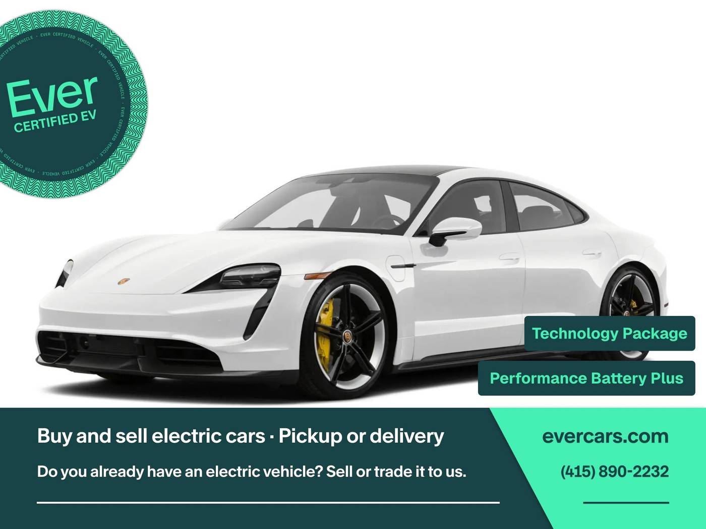 2022 Porsche Taycan Standard — Sedan — 34,456 mi — San Francisco, CA