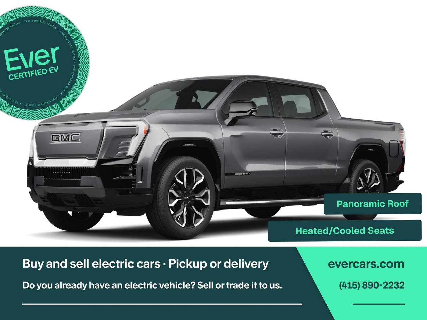 2024 GMC Sierra EV Denali Edition 1 — Pickup Truck — 26,704 mi — San Francisco, CA