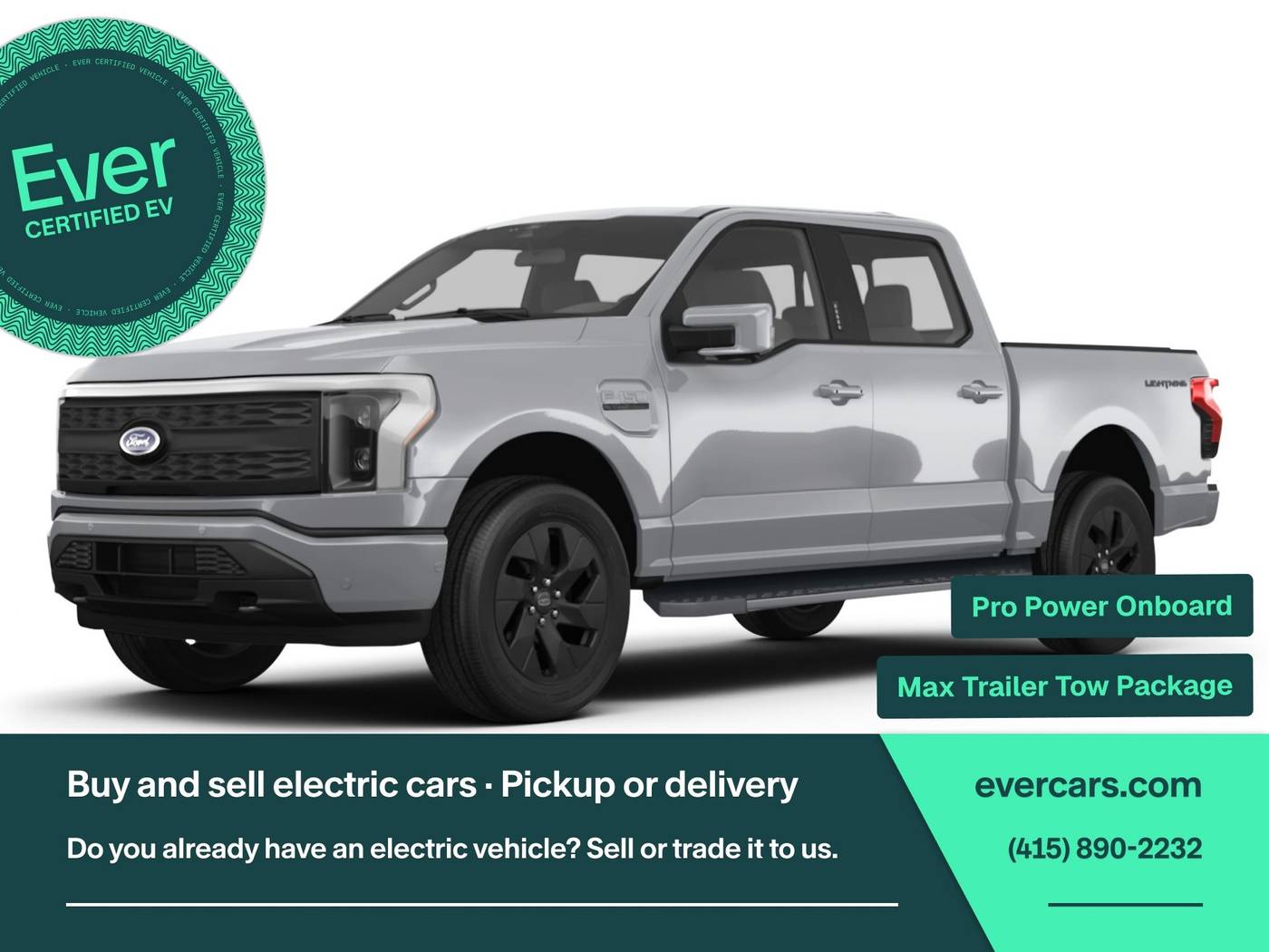 2024 Ford F-150 Lightning Flash — Pickup Truck — 6,117 mi — San Francisco, CA