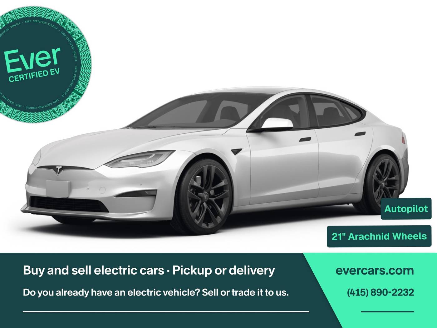 2022 Tesla Model S Long Range — Hatchback — 28,341 mi — San Francisco, CA