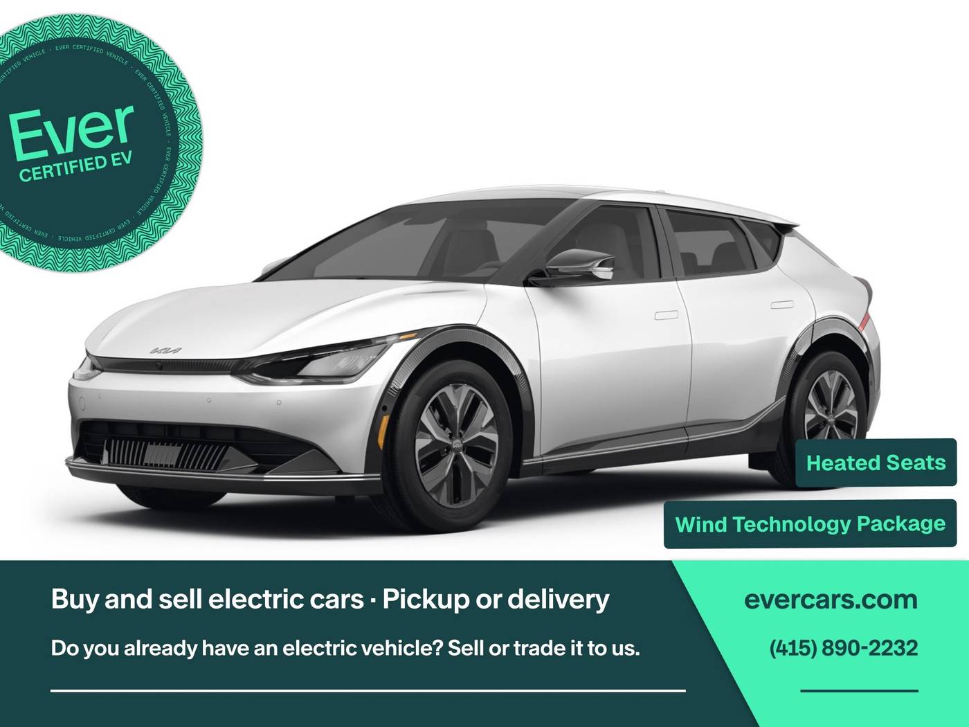 2024 Kia EV6 Wind — SUV — 6,022 mi — San Francisco, CA