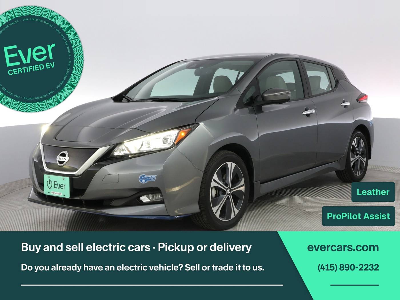 2020 Nissan LEAF SL PLUS — Hatchback — 21,992 mi — San Francisco, CA