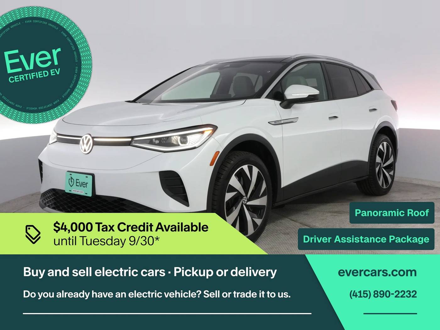 2022 Volkswagen ID.4 Pro S — SUV — 28,919 mi — San Francisco, CA