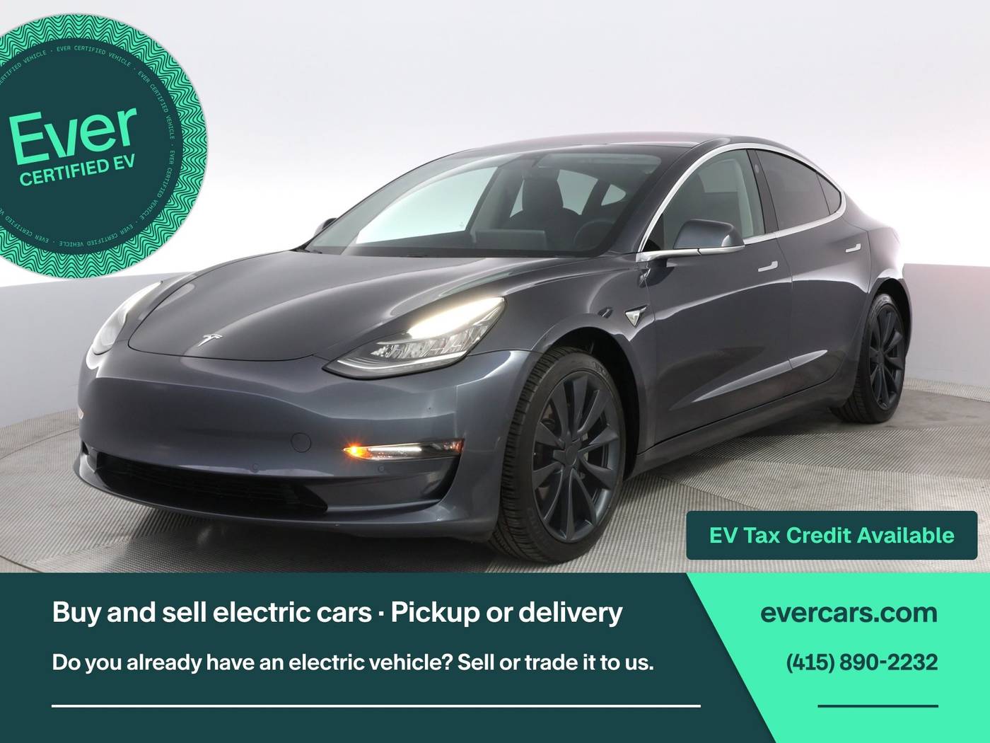2018 Tesla Model 3 Long Range — Sedan — 61,938 mi — San Francisco, CA