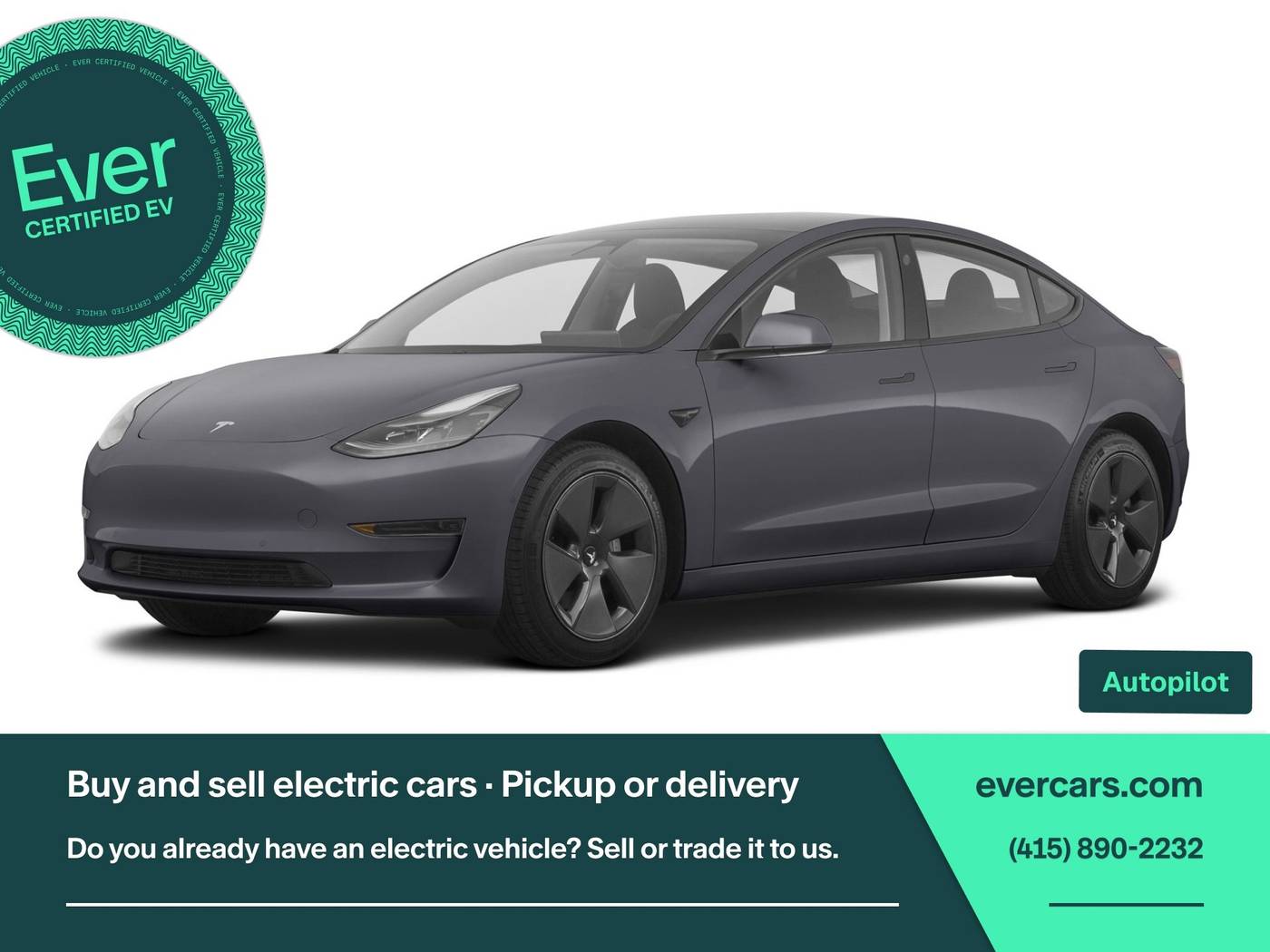 2022 Tesla Model 3 Long Range — Sedan — 20,202 mi — San Francisco, CA