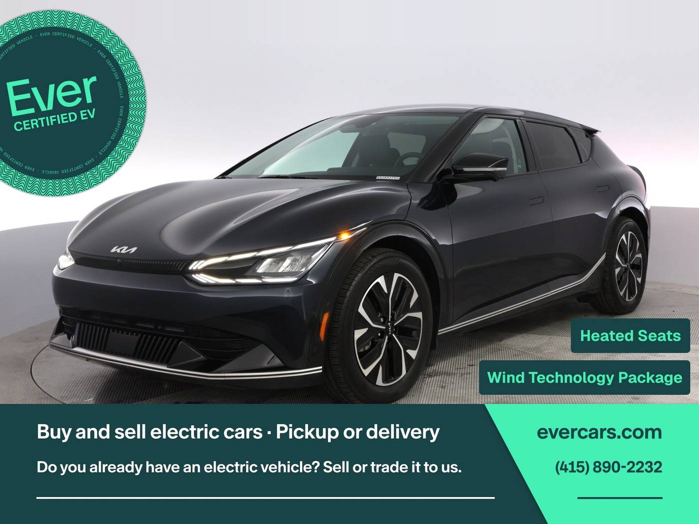2024 Kia EV6 Wind — SUV — 15,347 mi — San Francisco, CA