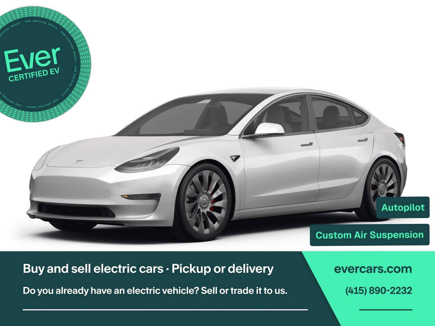 2021 Tesla Model 3 Performance — Sedan — 58,684 mi — San Francisco, CA
