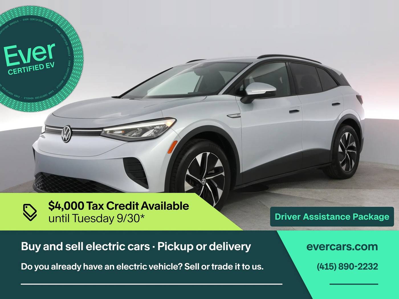 2021 Volkswagen ID.4 Pro — SUV — 22,654 mi — San Francisco, CA