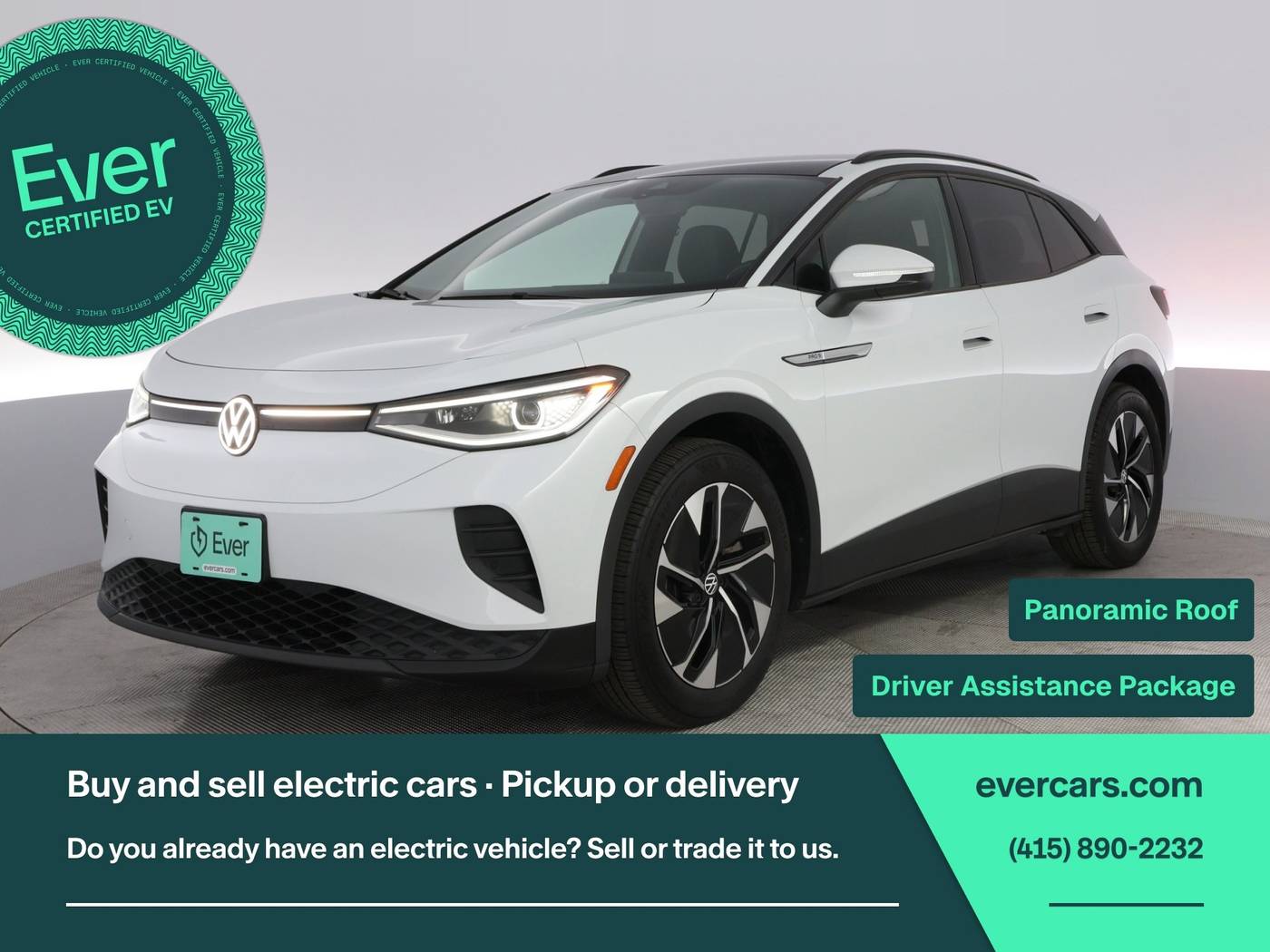 2021 Volkswagen ID.4 Pro S — SUV — 71,732 mi — San Francisco, CA