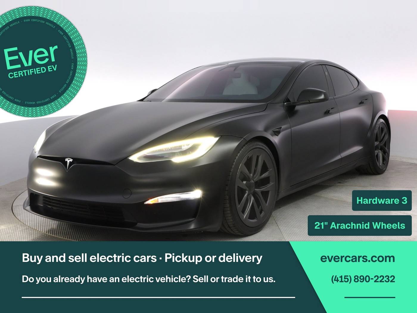 2022 Tesla Model S Plaid — Hatchback — 50,228 mi — San Francisco, CA