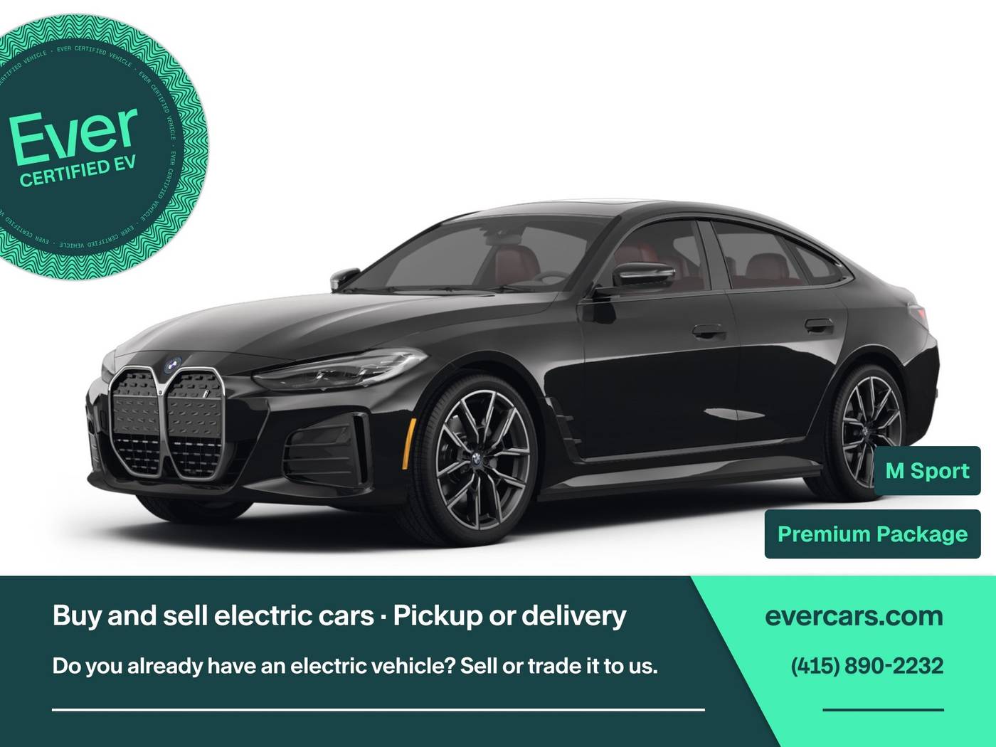 2023 BMW i4 M50 — Sedan — 49,880 mi — San Francisco, CA