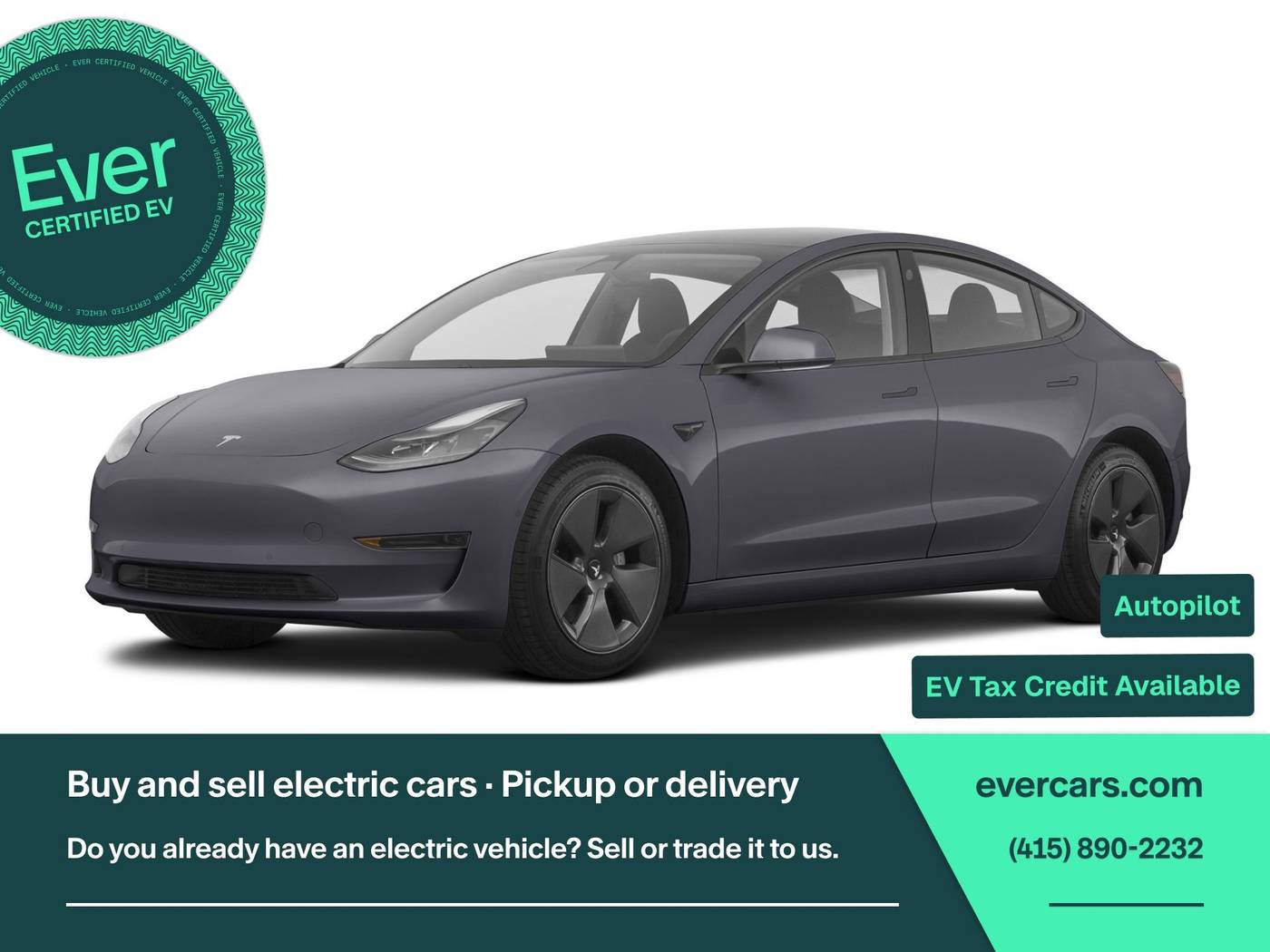 2023 Tesla Model 3 Model 3 — Sedan — 28,834 mi — San Francisco, CA