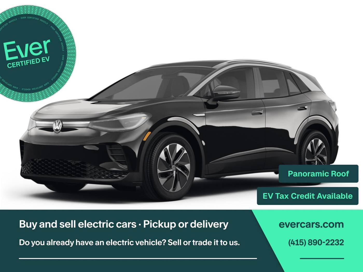 2021 Volkswagen ID.4 Pro S — SUV — 63,234 mi — San Francisco, CA