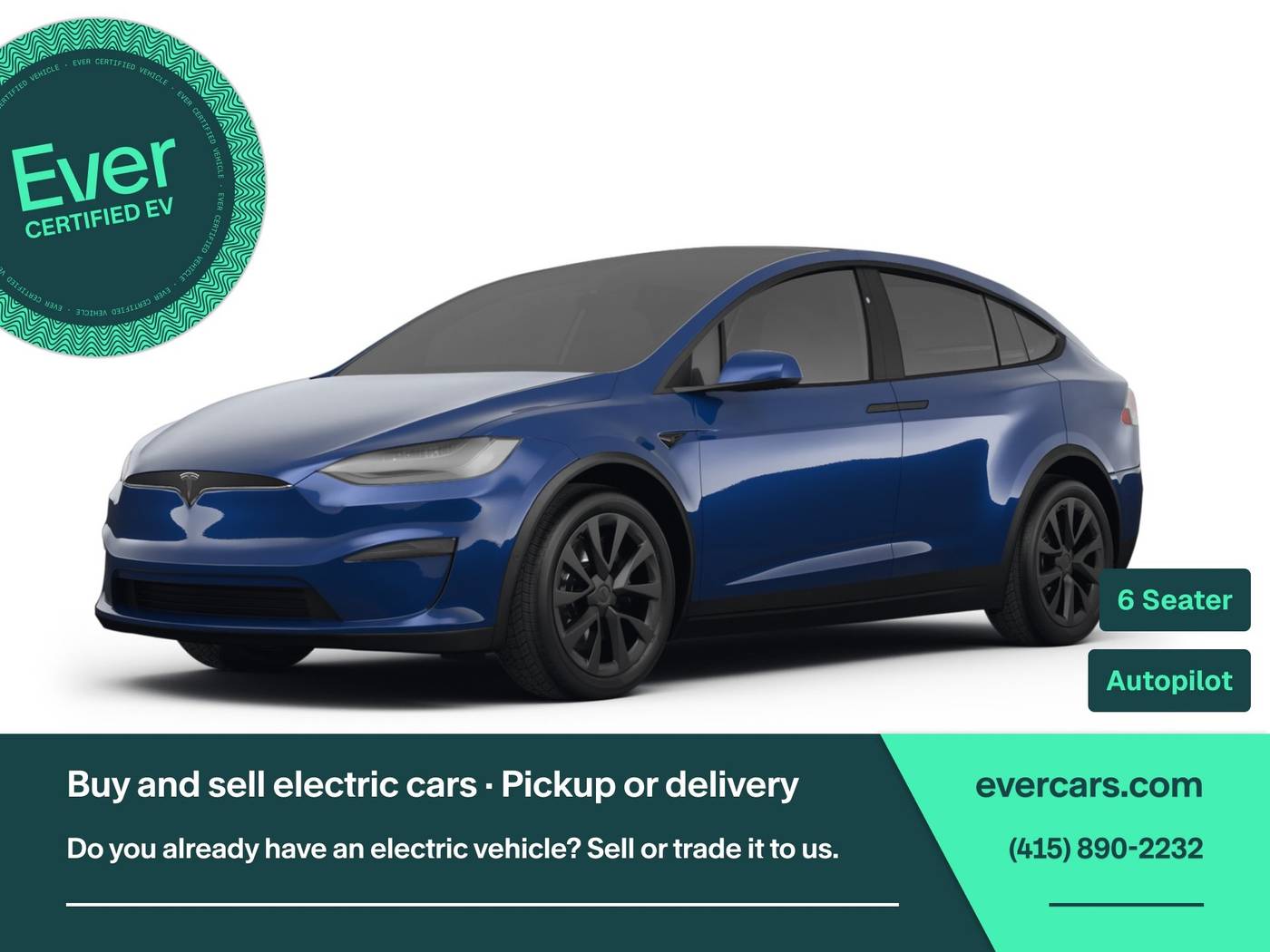2022 Tesla Model X AWD — SUV — 50,856 mi — San Francisco, CA