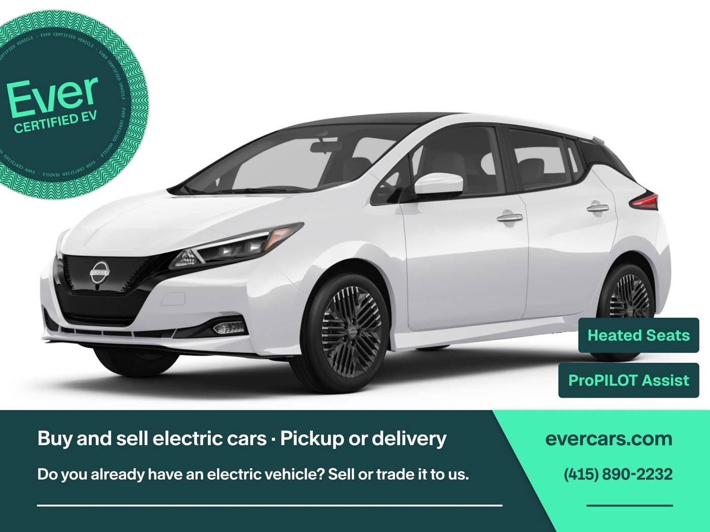2024 Nissan LEAF SV PLUS — Hatchback — 12,431 mi — San Francisco, CA