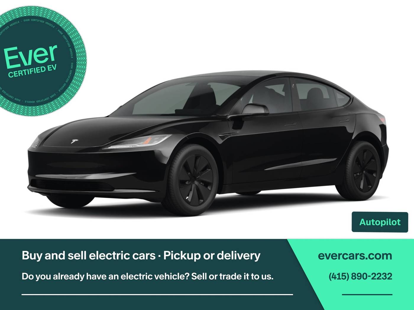 2025 Tesla Model 3 Long Range — Sedan — 13,770 mi — San Francisco, CA