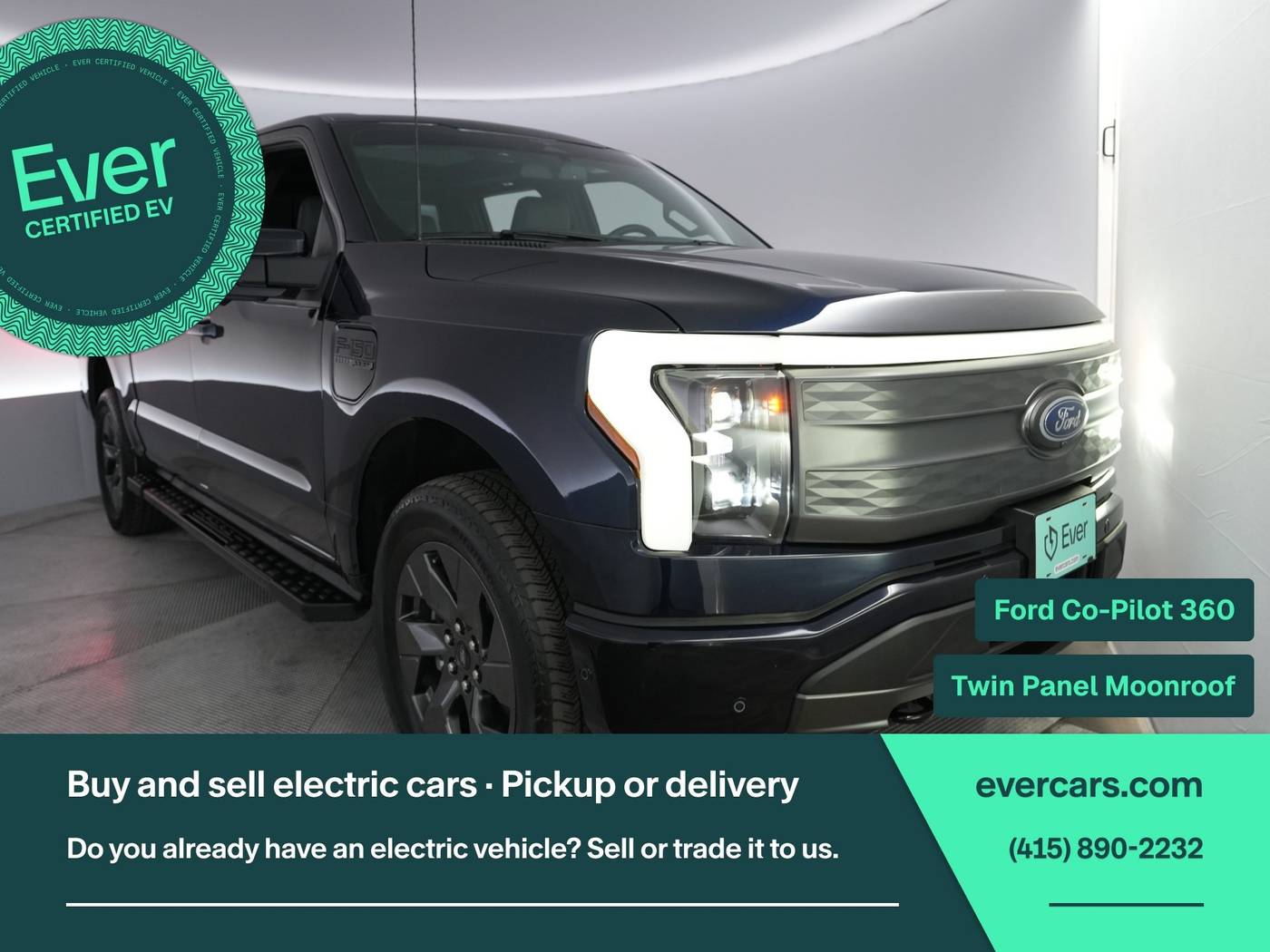 2023 Ford F-150 Lightning LARIAT — Pickup Truck — 9,742 mi — San Francisco, CA