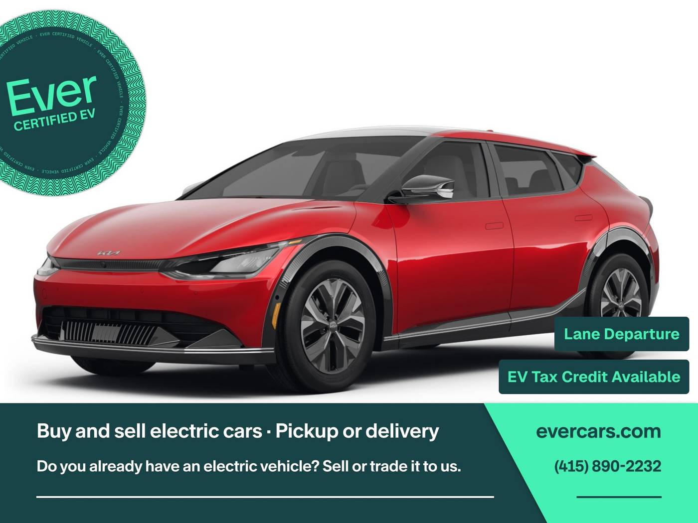 2023 Kia EV6 Wind — SUV — 34,598 mi — San Francisco, CA