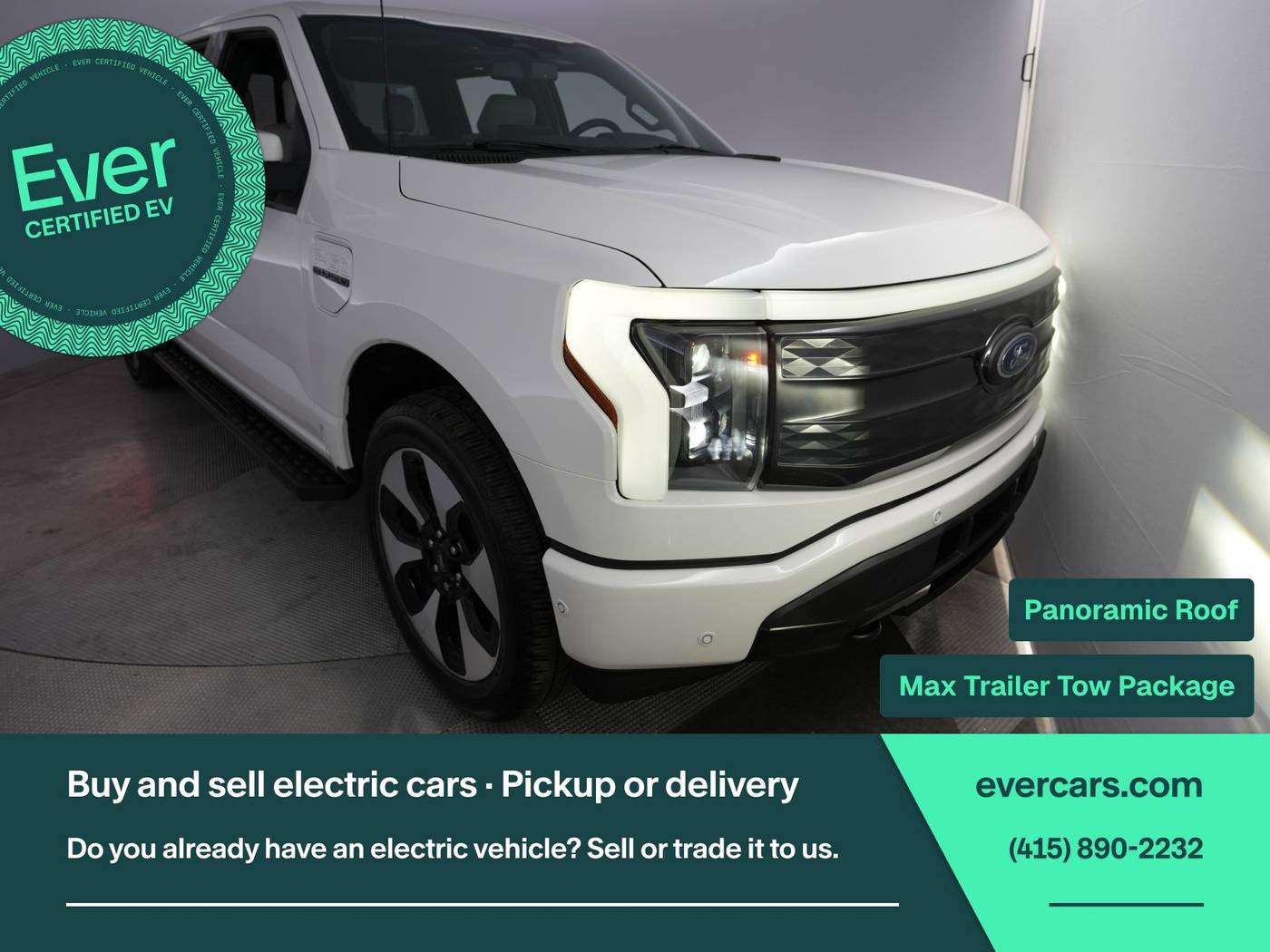 2023 Ford F-150 Lightning Platinum — Pickup Truck — 22,178 mi — San Francisco, CA