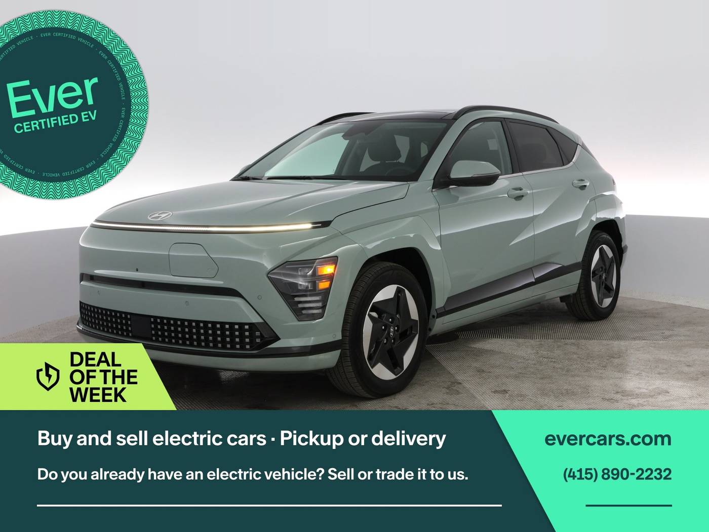 2024 Hyundai Kona Electric Limited — SUV — 12,848 mi — San Francisco, CA