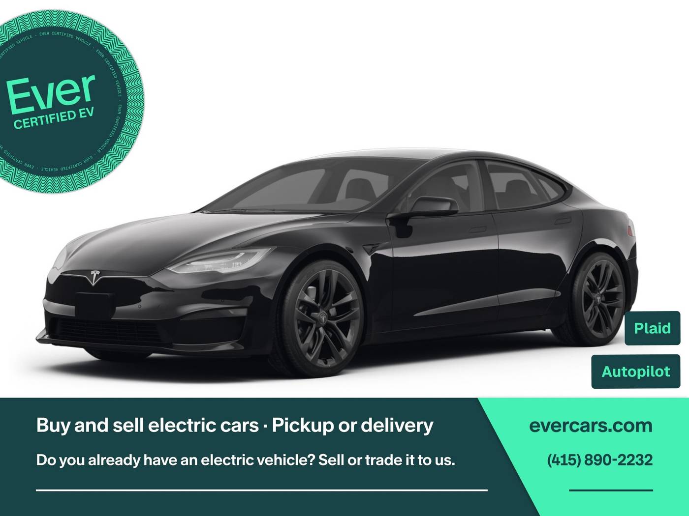 2022 Tesla Model S Plaid — Hatchback — 37,978 mi — San Francisco, CA