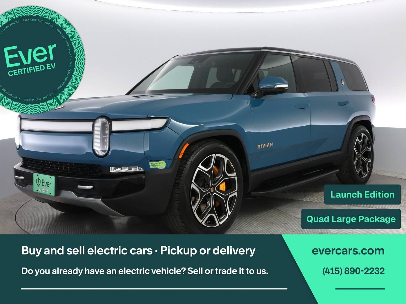 2023 Rivian R1S Launch Edition — SUV — 14,769 mi — San Francisco, CA