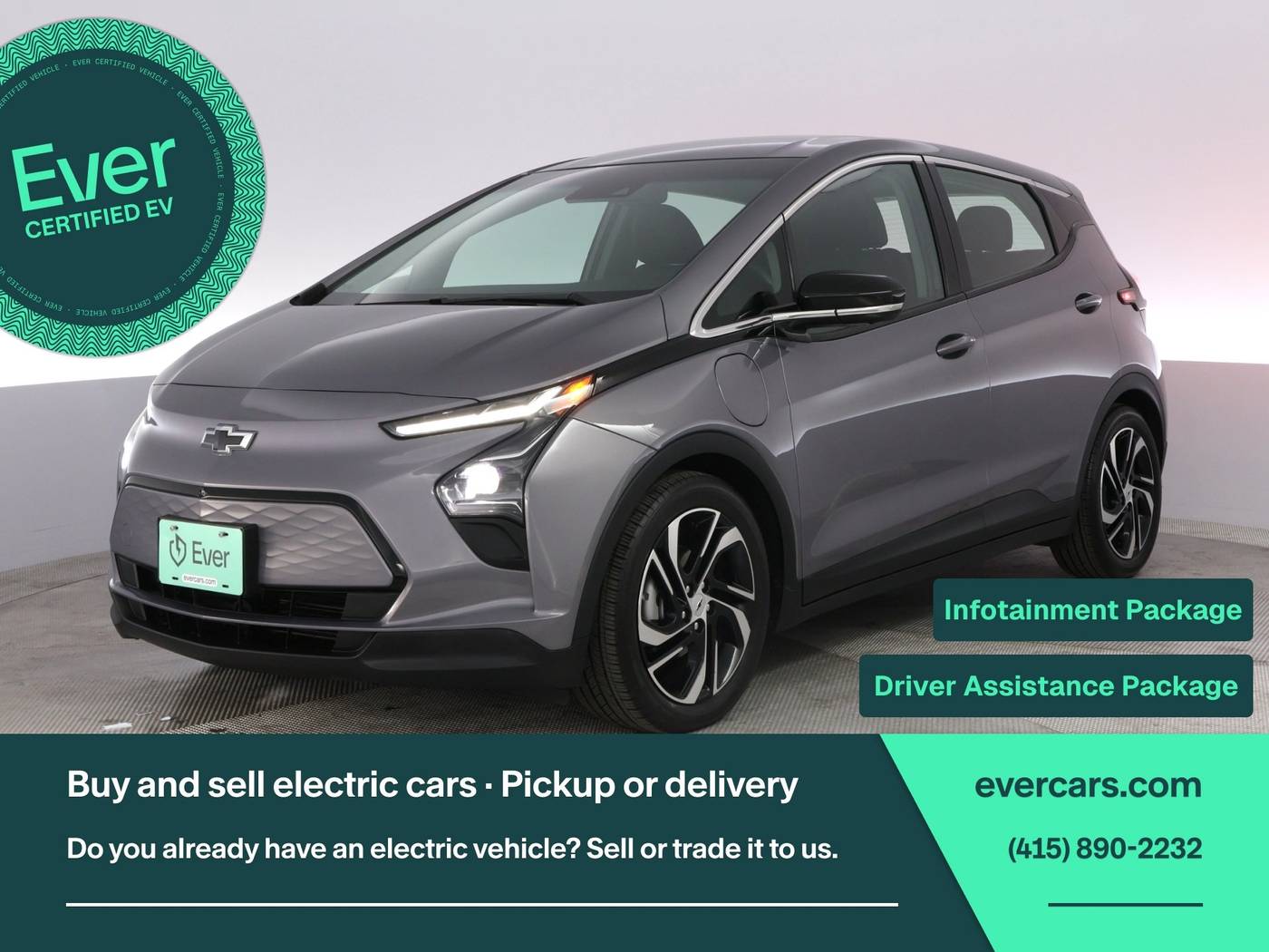 2022 Chevrolet Bolt EV 2LT — Hatchback — 36,612 mi — San Francisco, CA