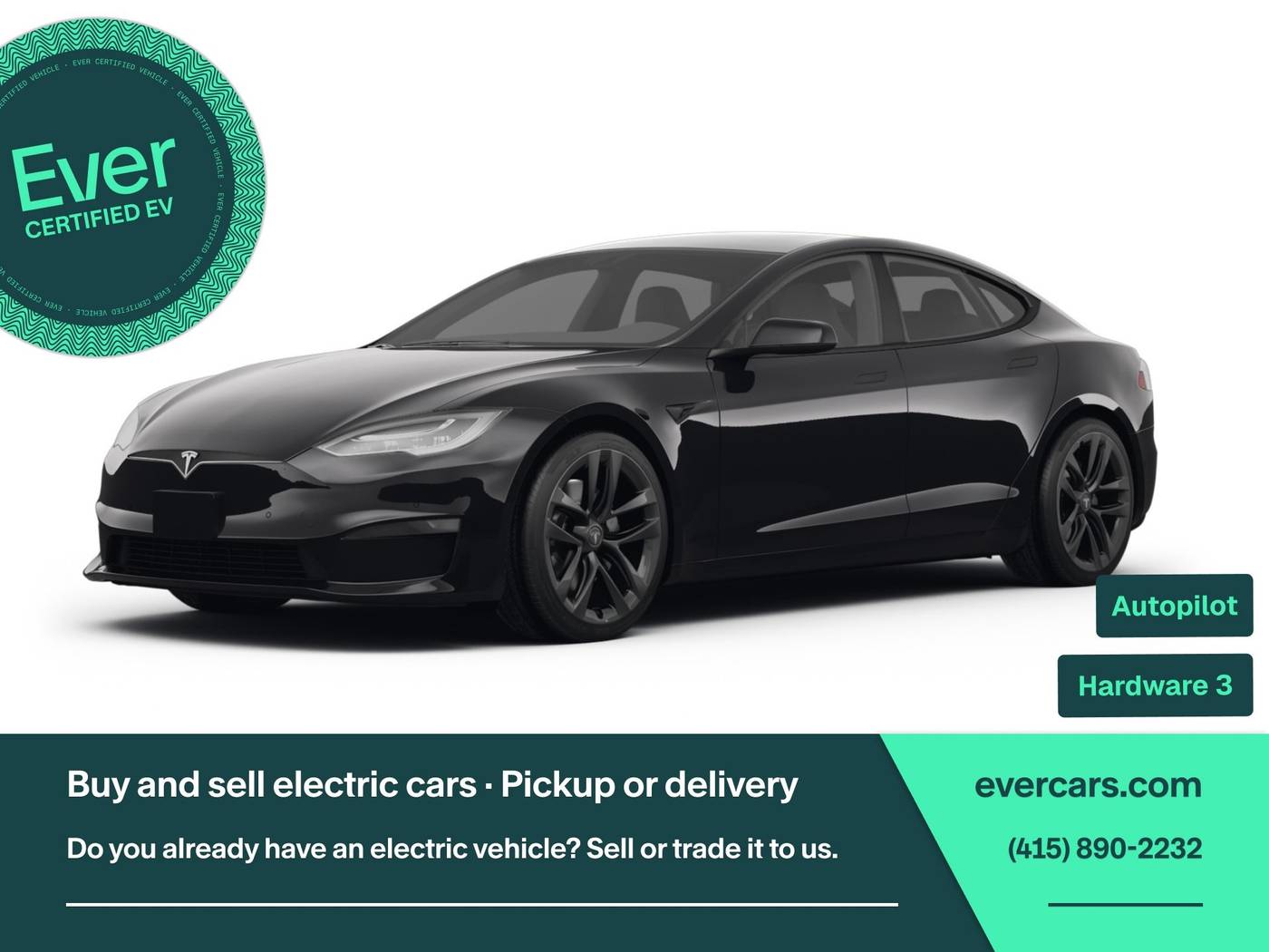 2022 Tesla Model S Long Range — Hatchback — 8,572 mi — San Francisco, CA