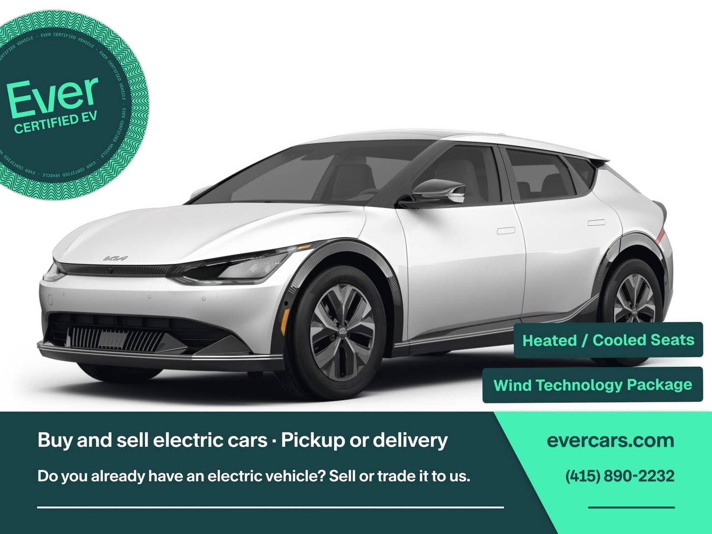 2023 Kia EV6 Wind — SUV — 48,128 mi — San Francisco, CA