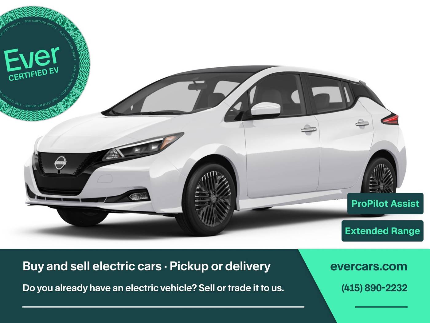2023 Nissan LEAF SV PLUS — Hatchback — 11,045 mi — San Francisco, CA