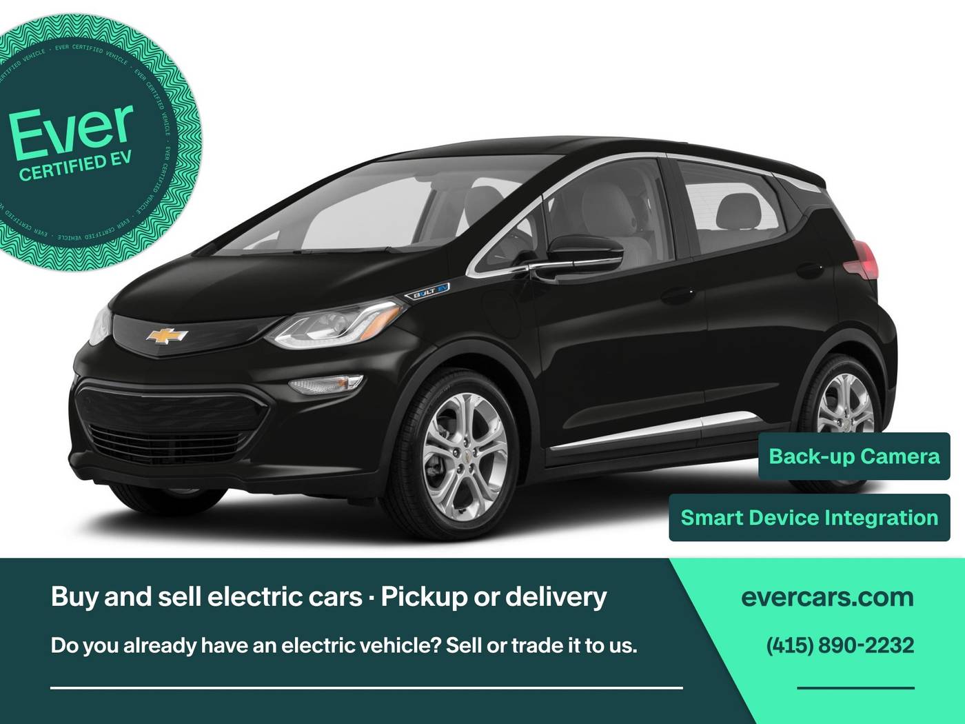 2021 Chevrolet Bolt EV LT — Hatchback — 34,388 mi — San Francisco, CA