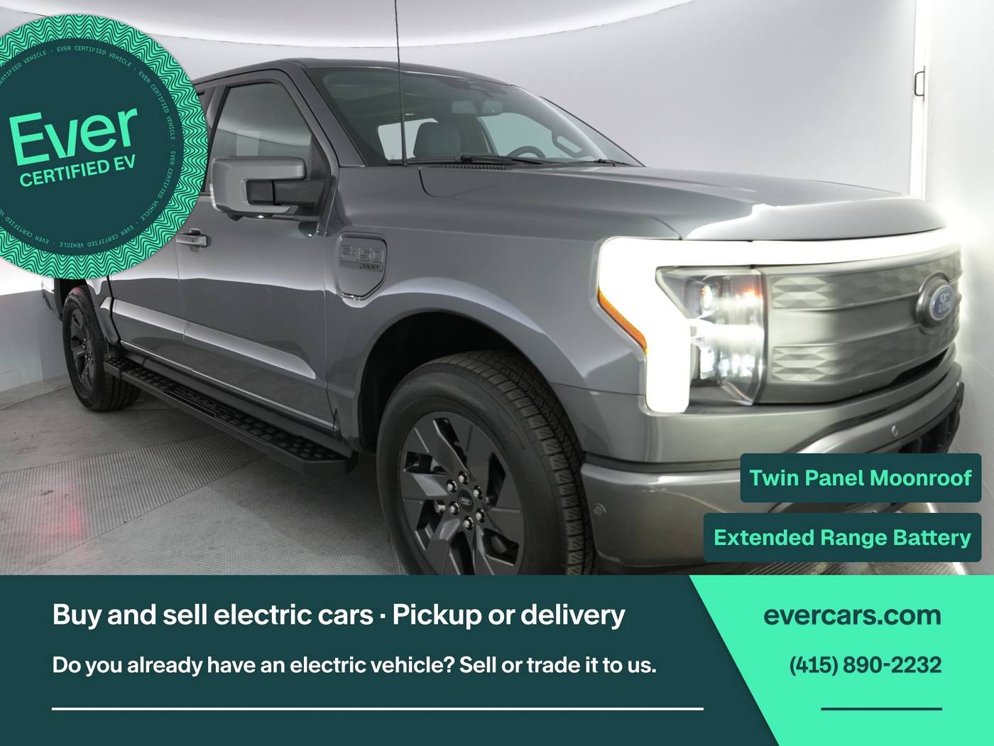 2023 Ford F-150 Lightning LARIAT — Pickup Truck — 7,712 mi — San Francisco, CA