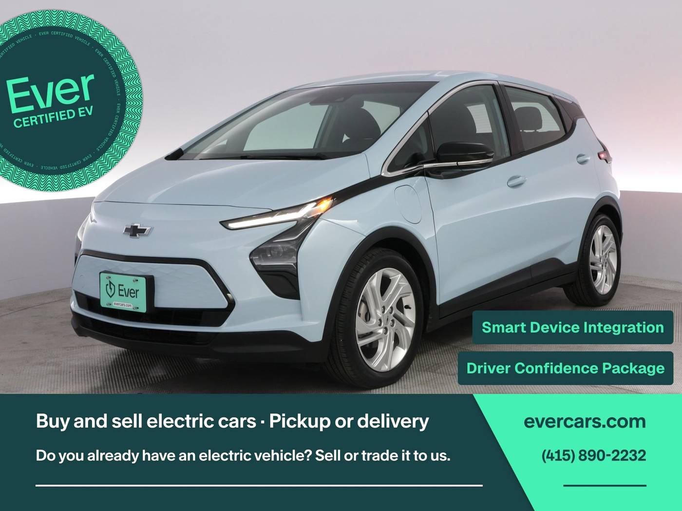 2022 Chevrolet Bolt EV 1LT — Hatchback — 24,801 mi — San Francisco, CA
