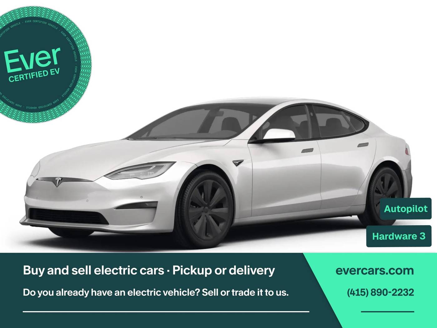 2022 Tesla Model S Long Range — Hatchback — 34,791 mi — San Francisco, CA