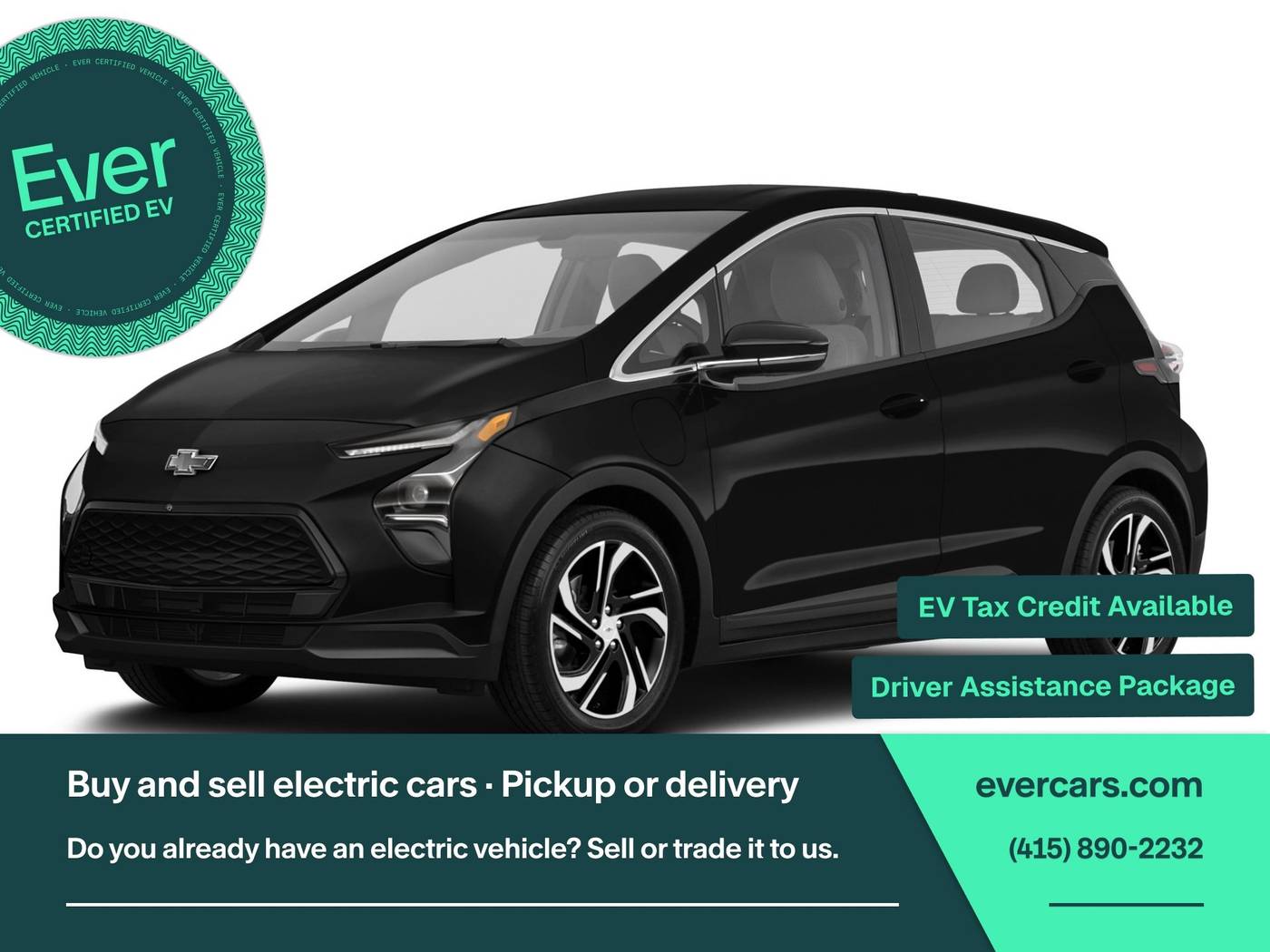 2023 Chevrolet Bolt EV 2LT — Sedan — 7,533 mi — San Francisco, CA