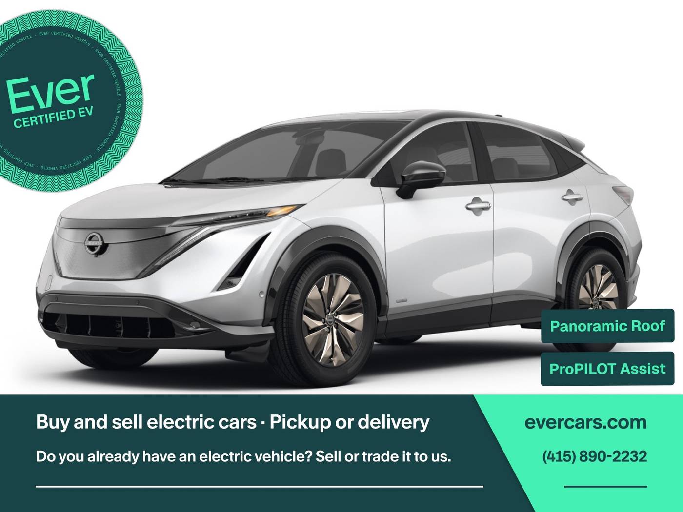 2023 Nissan Ariya Evolve+ — SUV — 45,153 mi — San Francisco, CA