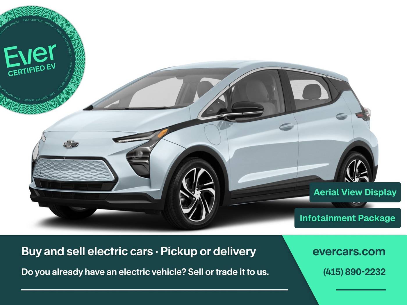 2023 Chevrolet Bolt EV 2LT — Sedan — 10,387 mi — San Francisco, CA