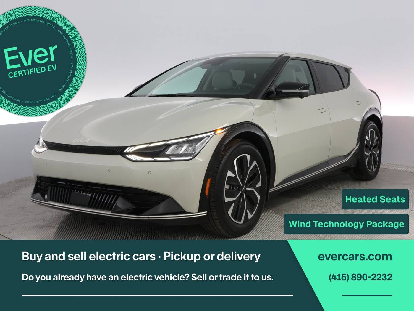 2023 Kia EV6 Wind — SUV — 7,648 mi — San Francisco, CA