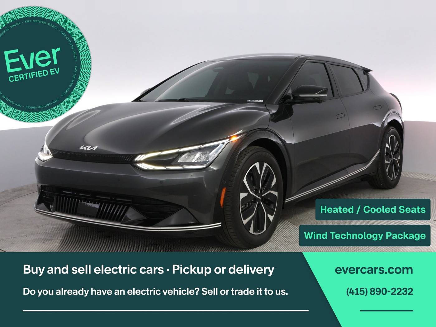 2022 Kia EV6 Wind — SUV — 27,171 mi — San Francisco, CA