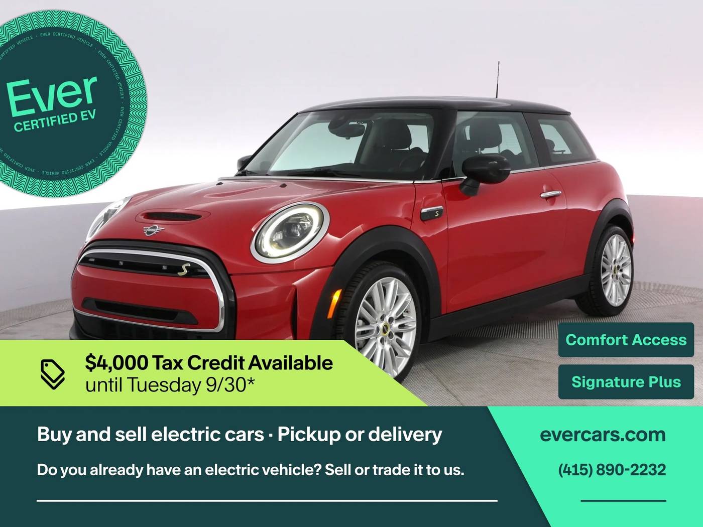 2023 MINI Electric Hardtop Cooper SE — Hatchback — 22,200 mi — San Francisco, CA