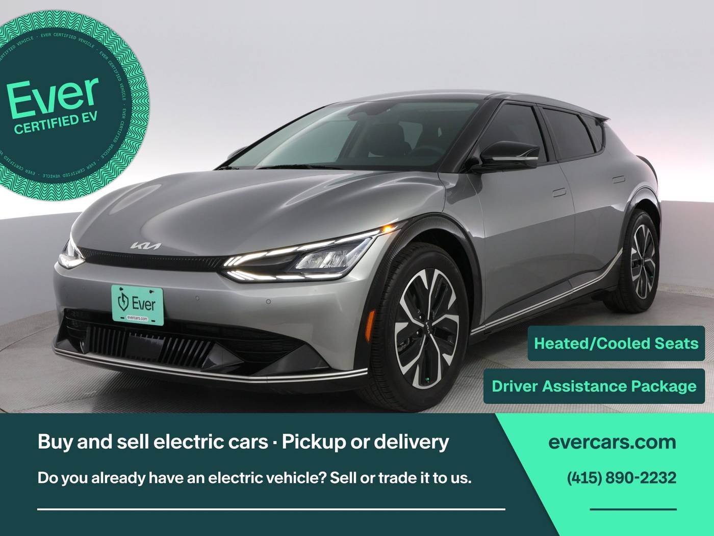 2023 Kia EV6 Wind — SUV — 6,518 mi — San Francisco, CA