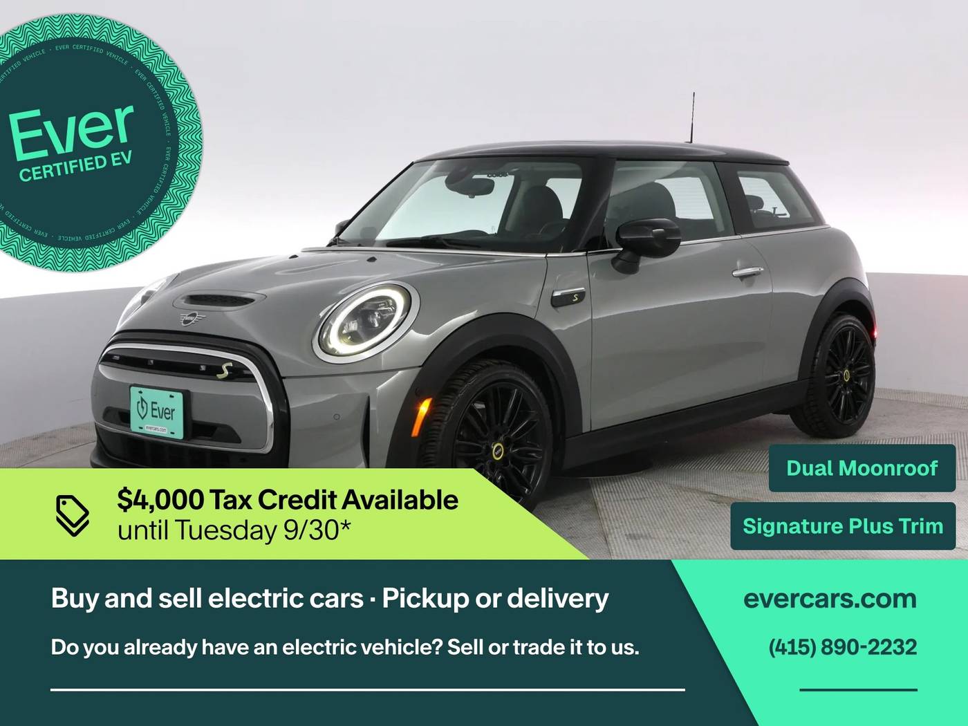 2023 MINI Electric Hardtop Cooper SE — Hatchback — 20,011 mi — San Francisco, CA
