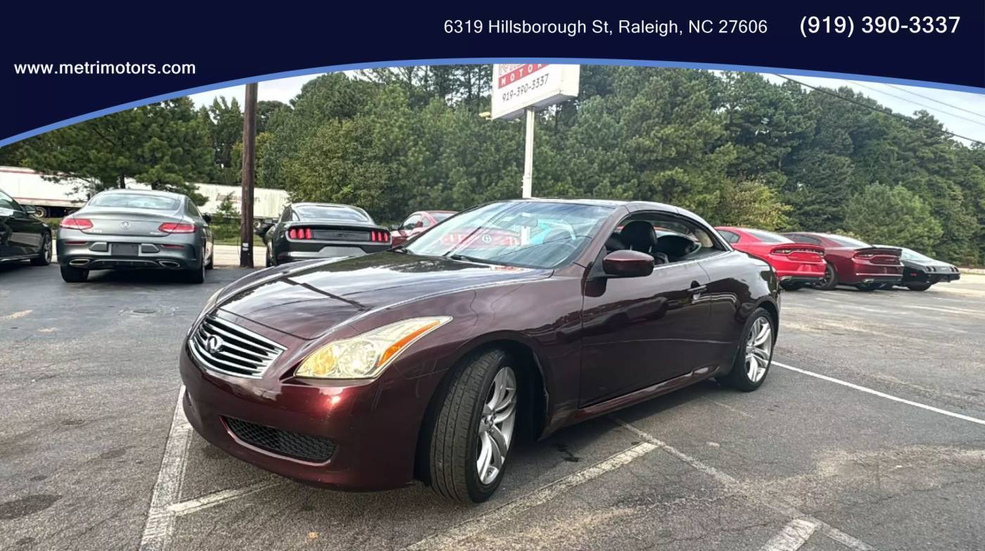 2009 Infiniti G37 Convertible Base