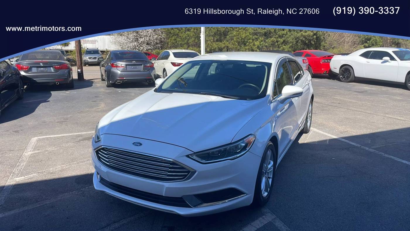 2018 Ford Fusion SE — Sedan — 75,127 mi — Raleigh, NC