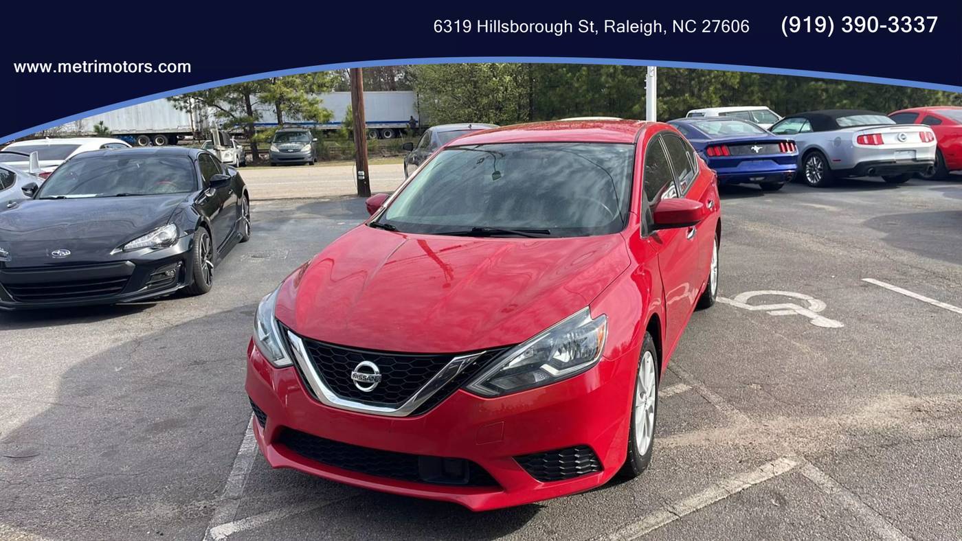 2018 Nissan Sentra SV — Sedan — 102,513 mi — Raleigh, NC