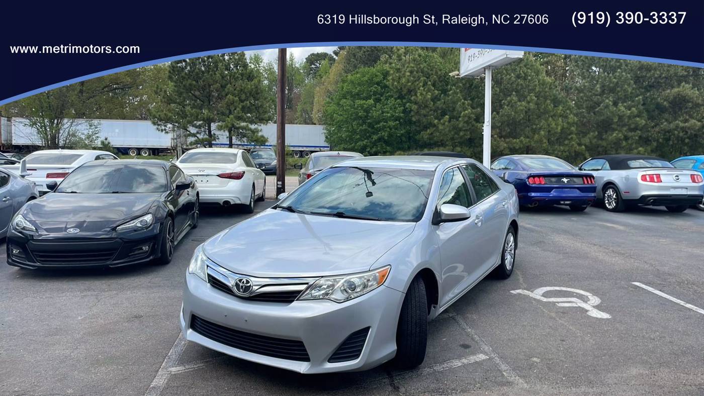 2012 Toyota Camry LE — Sedan — 97,384 mi — Raleigh, NC