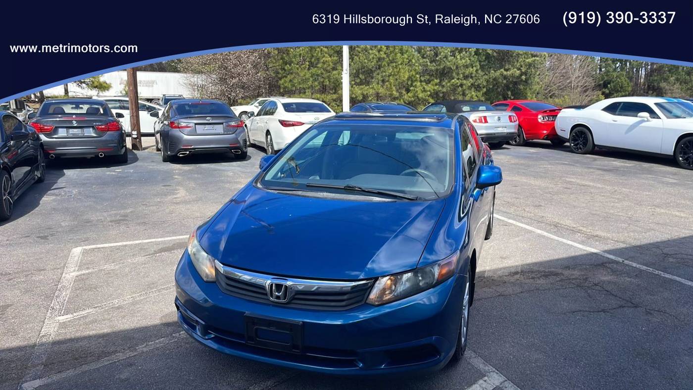 2012 Honda Civic EX — Sedan — 206,003 mi — Raleigh, NC