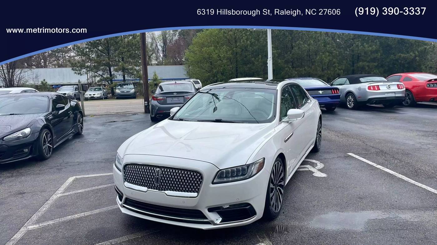 2017 Lincoln Continental Black Label — Sedan — 103,791 mi — Raleigh, NC