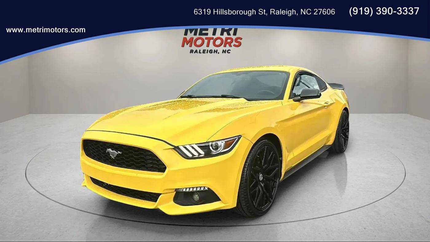 2017 Ford Mustang EcoBoost — Coupe — 42,385 mi — Raleigh, NC