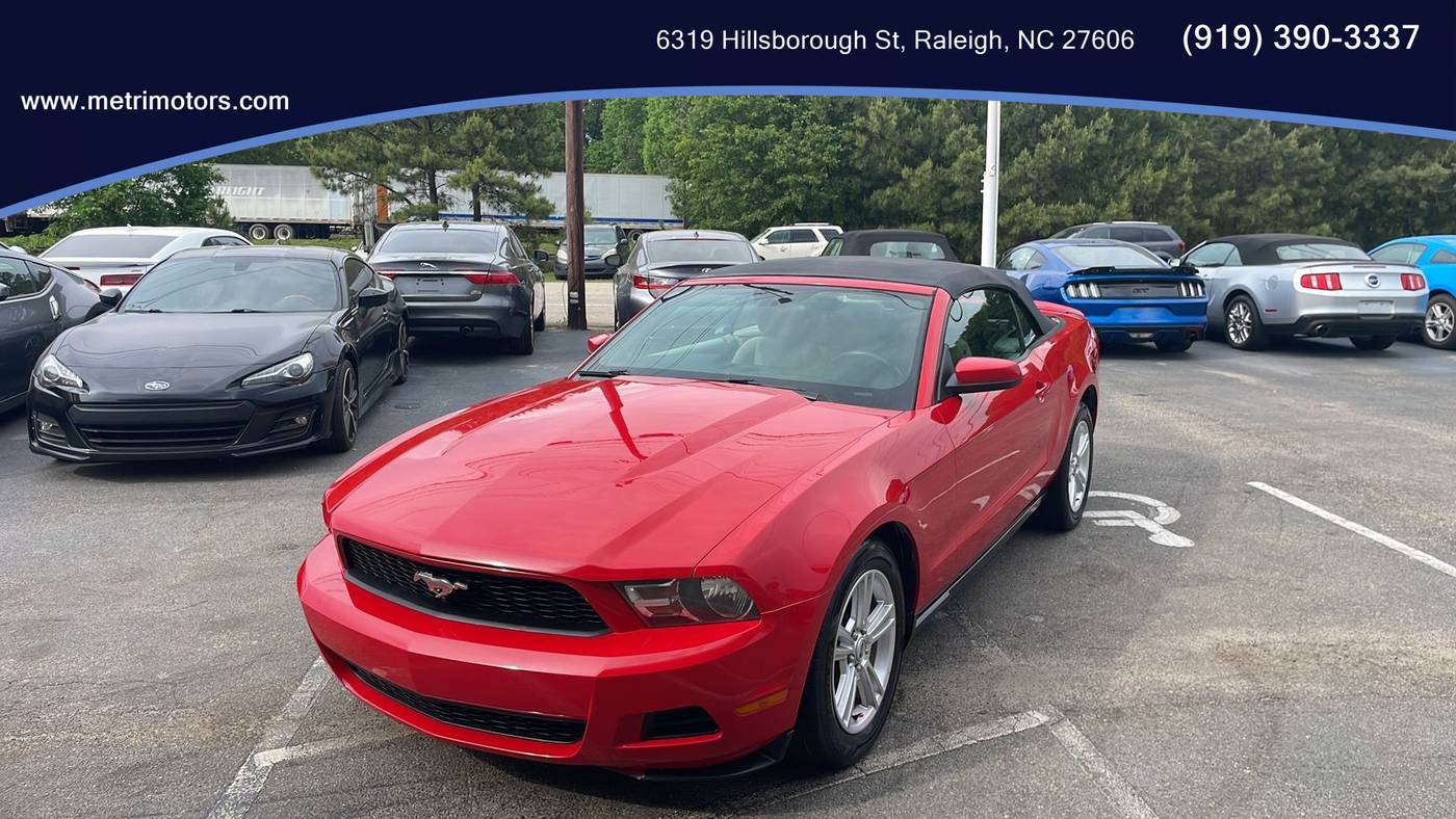 2010 Ford Mustang V6 — Convertible — 98,449 mi — Raleigh, NC